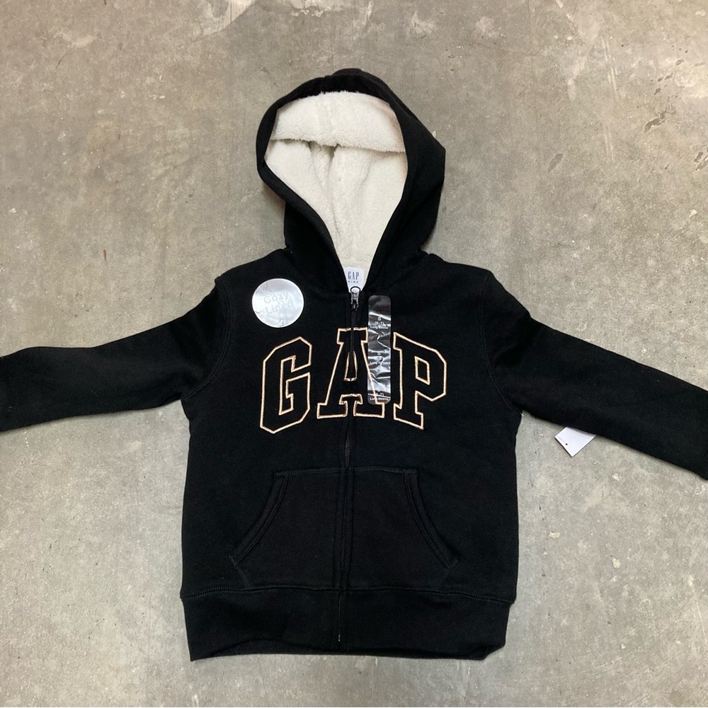 GAP Kids Logo Sherpa Hoodie and Jeans